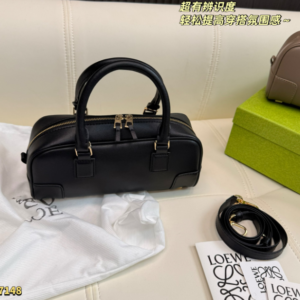Elegant Black Boston Bag